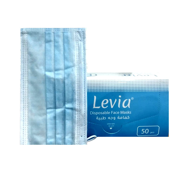 كمامة وجه طبية ازرق - Levia