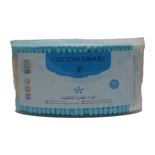 اعواد قطنية لتنظيف الاذان خشب ملون 500