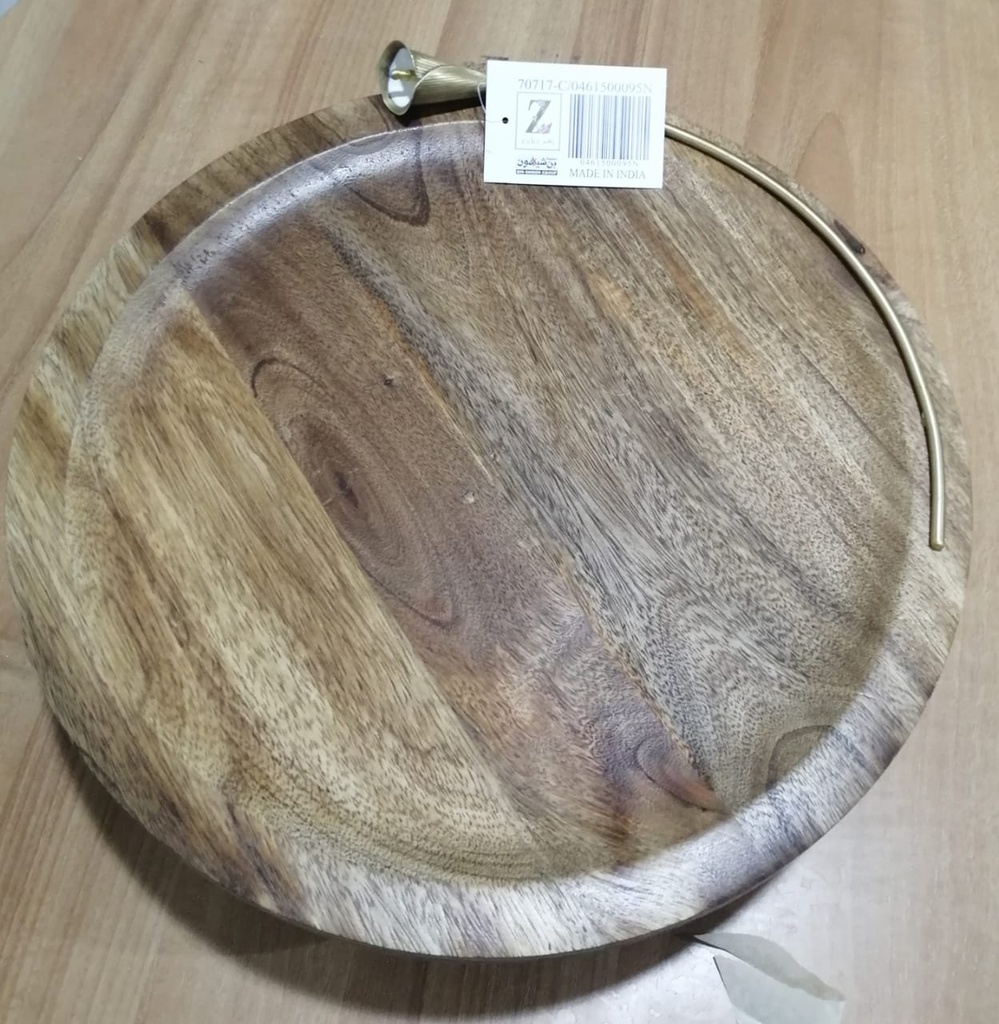 صحن خشب هندي 35.5 * 10.5