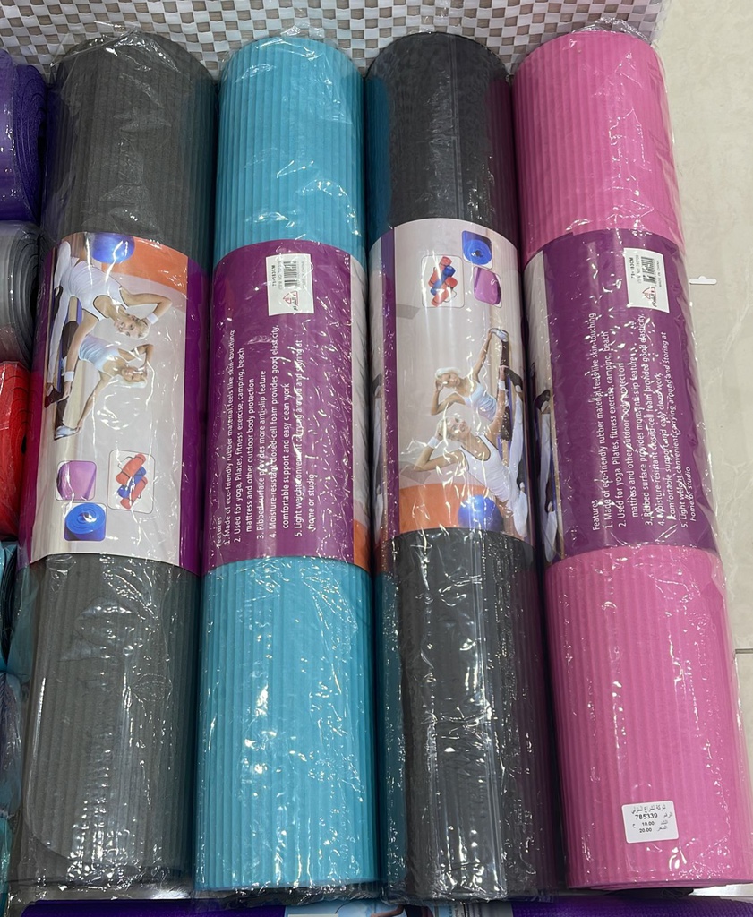 فرشة تمارين رياضيه متعددة الألوان  61*173سم 785313