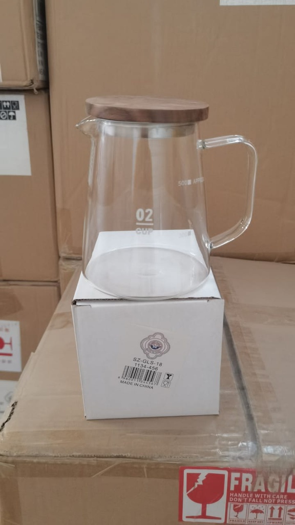 براد زجاج بالغطاء ويد معدن  1134-456