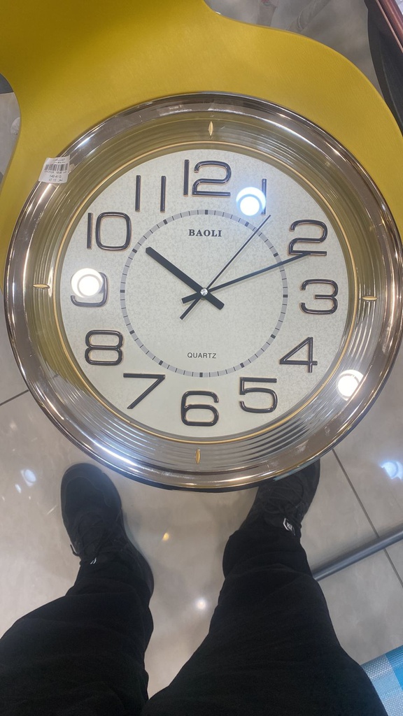 ساعه حائط رقمية شكل مستطيل مقاس 48*38 سم (GN3504)